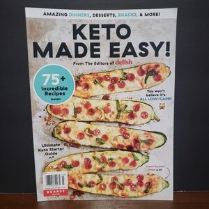 Keto Made Easy! Magazine 75+ Recipes Apps Pizza Pasta Dinner Dessert